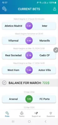 Ctavki Soccer Oracle android App screenshot 2